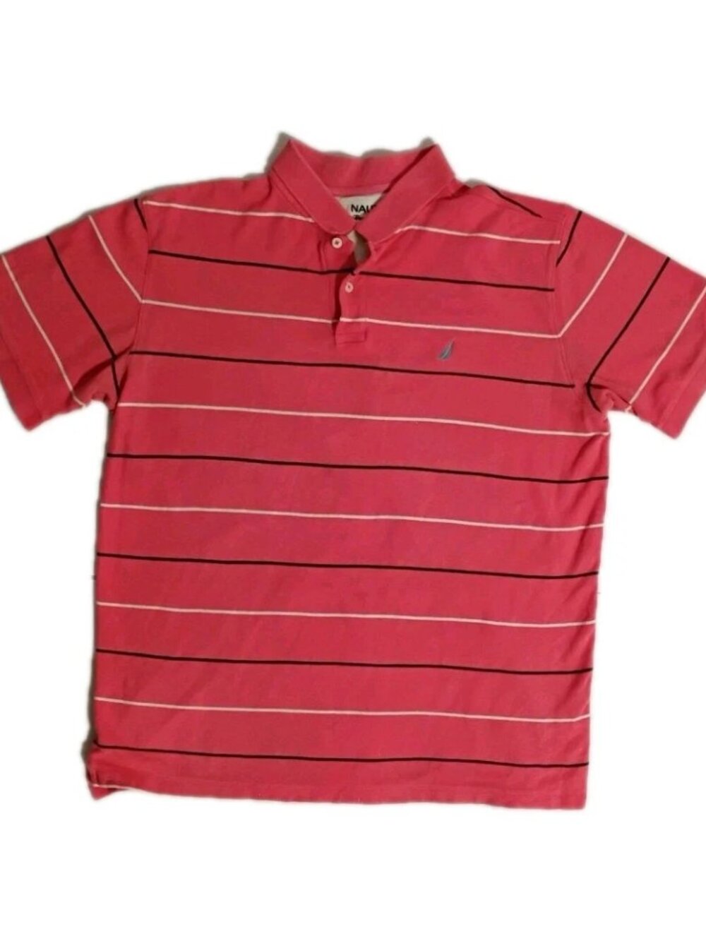 Mens Nautica True Deck Short Sleeve Polo Shirt Size XL